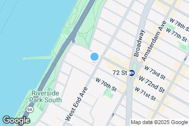 Map image of the property - 243 W End Ave