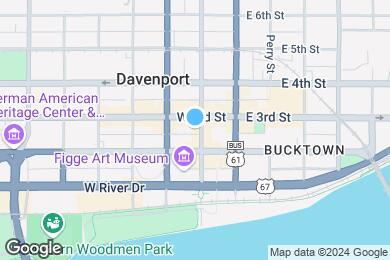 Map image of the property - Davenport Bank Apartments