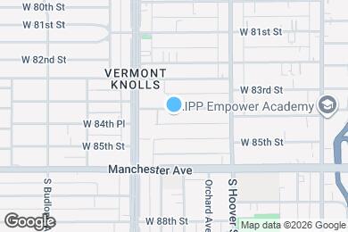 Map image of the property - 916 W 84th St