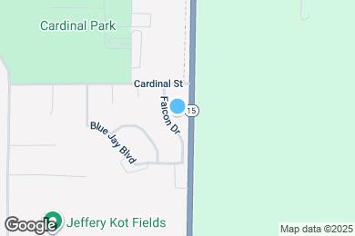 Map image of the property - 1551 Falcon Dr