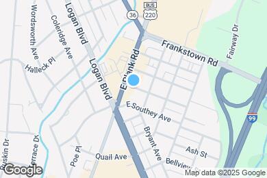 Map image of the property - 110 Lowell Ave