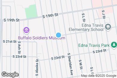 Map image of the property - 2107 S Cushman Ave