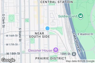 Map image of the property - 1184 S Indiana Ave