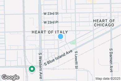 Map image of the property - 2433 S Oakley Ave