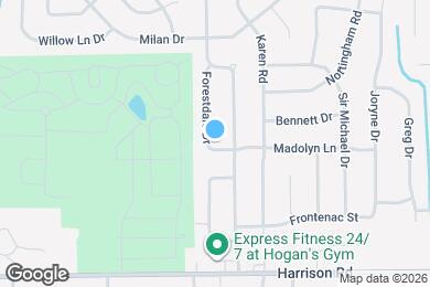 Map image of the property - 761 Forestdale Dr
