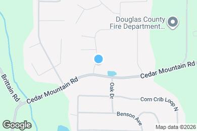 Map image of the property - 1800 Cedar Hill