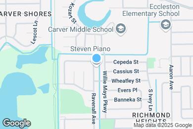 Map image of the property - 1621 Ravenall Ave