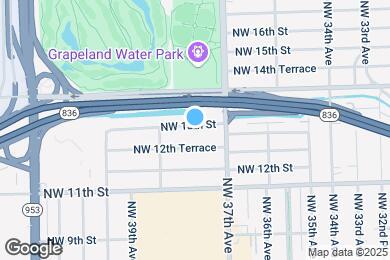 Map image of the property - 3748 NW 13th St