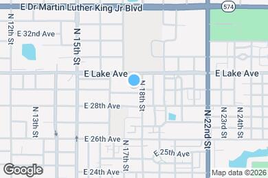 Map image of the property - 1708 E 29th Ave