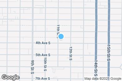 Map image of the property - 1105 4th Ave S