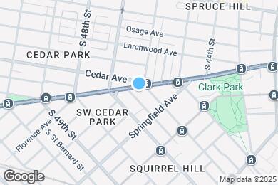 Map image of the property - 4606 Baltimore Ave