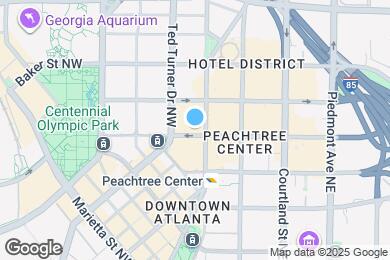 Map image of the property - 218 Peachtree St NE