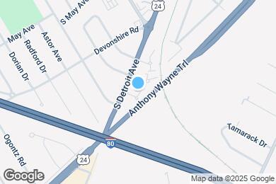 Map image of the property - 3317 Bampton Ave