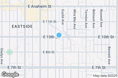 Map image of the property - 3616 E 10th St