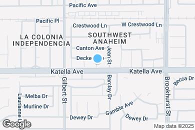 Map image of the property - 10974 Huber St
