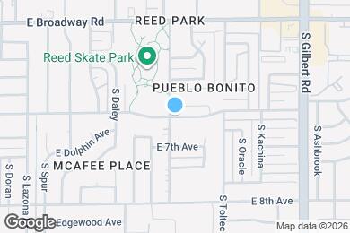 Map image of the property - 1704 E 6th Ave