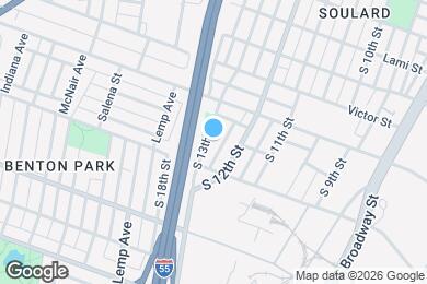 Map image of the property - 2702 S 13th St