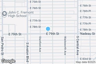 Map image of the property - 739 E 79th St