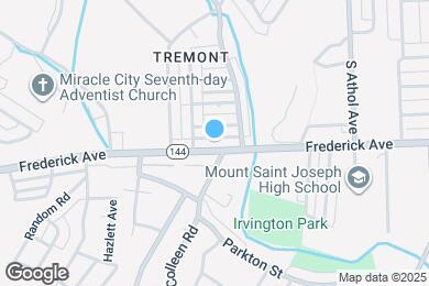 Map image of the property - 4724 Frederick Ave