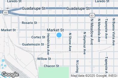 Map image of the property - 1113 Cortez St