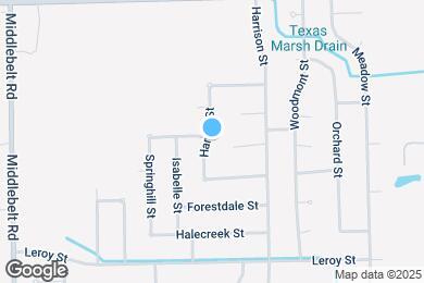 Map image of the property - 15605 Harriet St