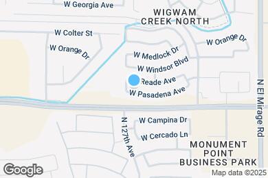 Map image of the property - 12634 W Pasadena Ave
