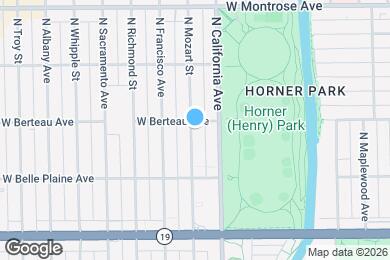 Map image of the property - 4155 N Mozart St