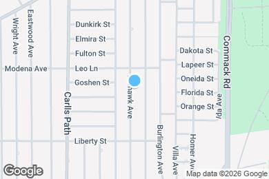 Map image of the property - 105 Mohawk Ave