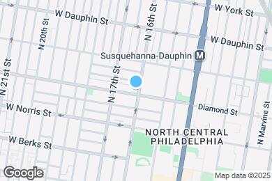 Map image of the property - 1603 W Diamond St