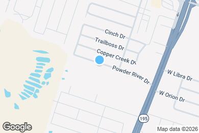 Map image of the property - 1310 Powder River Dr