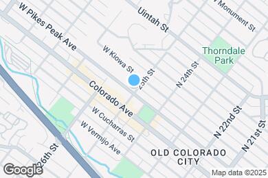 Map image of the property - 2502 W Pikes Peak Ave