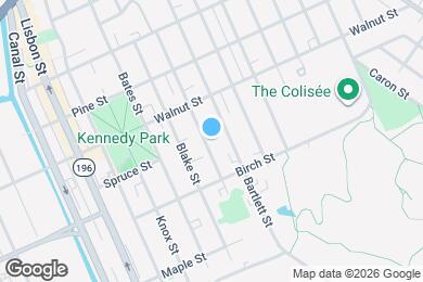 Map image of the property - 128 Pierce St