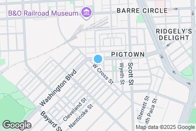 Map image of the property - 1226 W Cross St