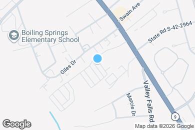 Map image of the property - Universal at Boiling Springs