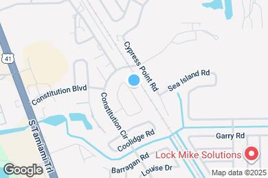 Map image of the property - 18150 Adams Cir