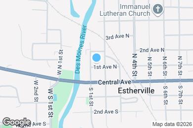 Map image of the property - 109 1st Ave N