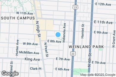 Map image of the property - 90 E 8th Ave