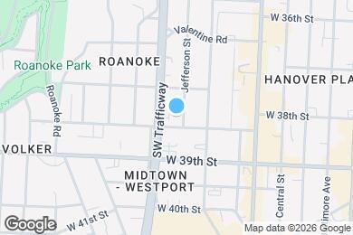 Map image of the property - 3726 Jefferson St