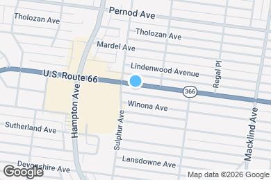 Map image of the property - 5736 Chippewa St