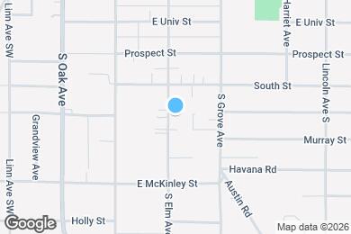Map image of the property - 1003 S Elm Ave