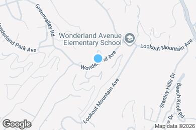 Map image of the property - 8616 Wonderland Ave