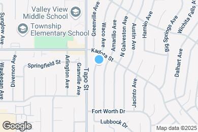 Map image of the property - 3148 Waco Ave