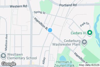 Map image of the property - W59N408 Hilbert Ave