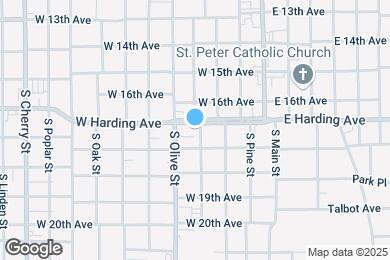 Map image of the property - 408 W Harding Ave