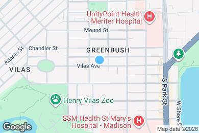Map image of the property - 1213 Vilas Ave