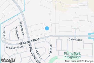Map image of the property - 16688 W Alameda Rd