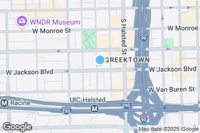 Map image of the property - 850 W Jackson Blvd