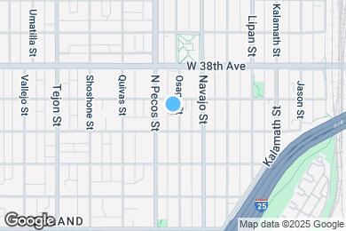Map image of the property - 3627 Osage St