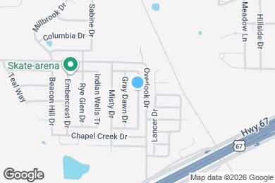 Map image of the property - 1325 Misty Meadow Dr