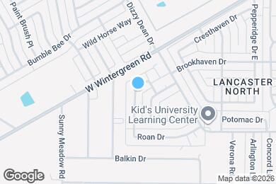 Map image of the property - 1365 Roan Dr